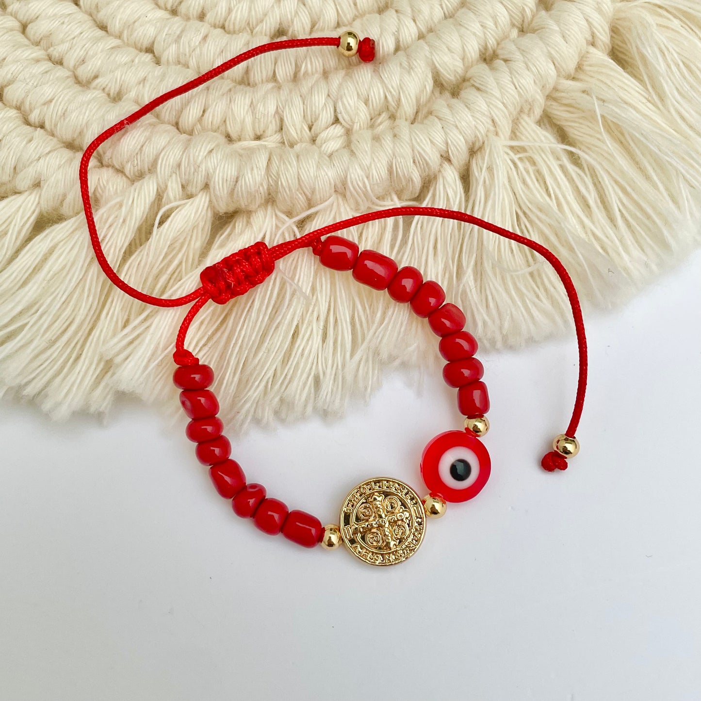 Pulsera Roja para Bebé San Benito y Ojo