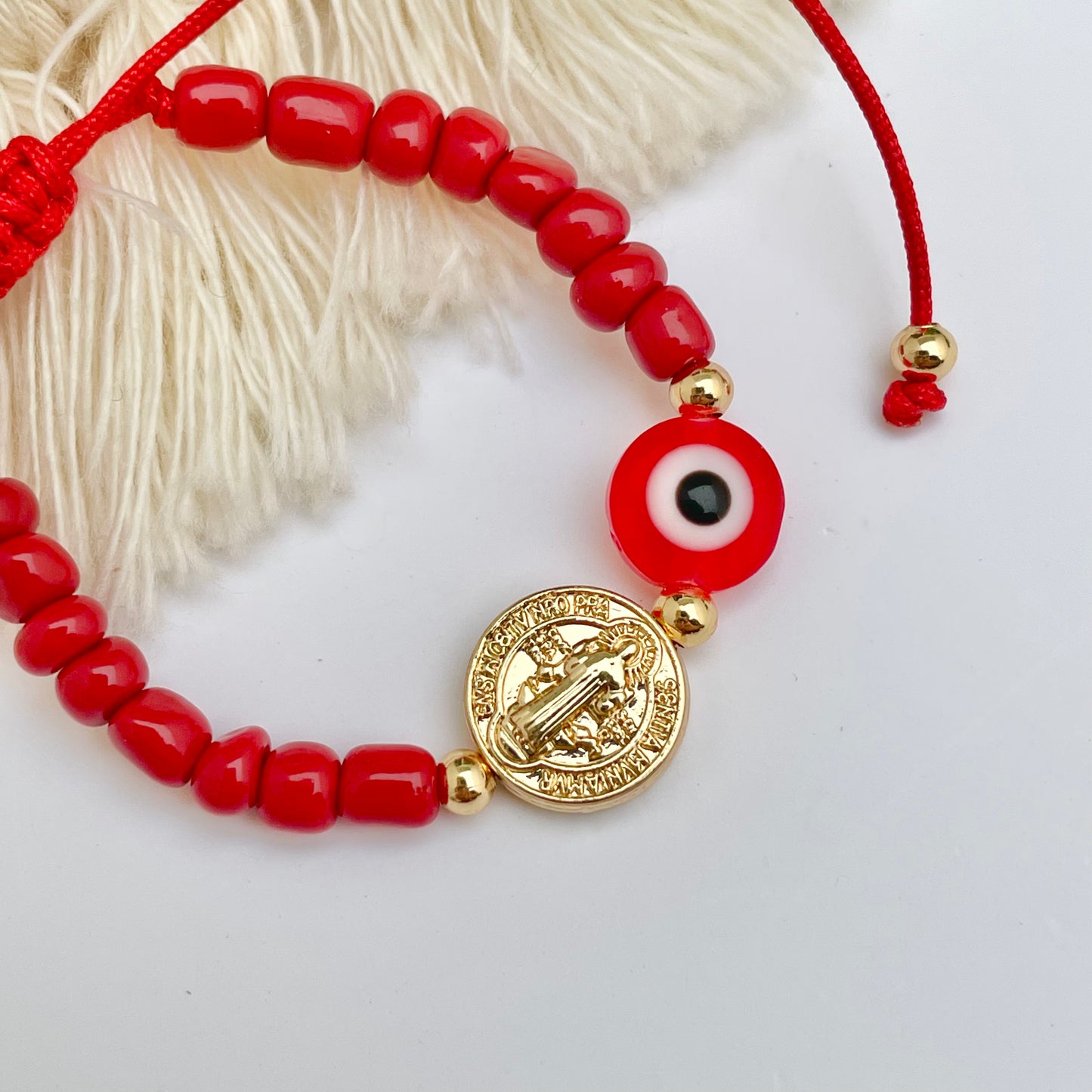 Pulsera Roja para Bebé San Benito y Ojo
