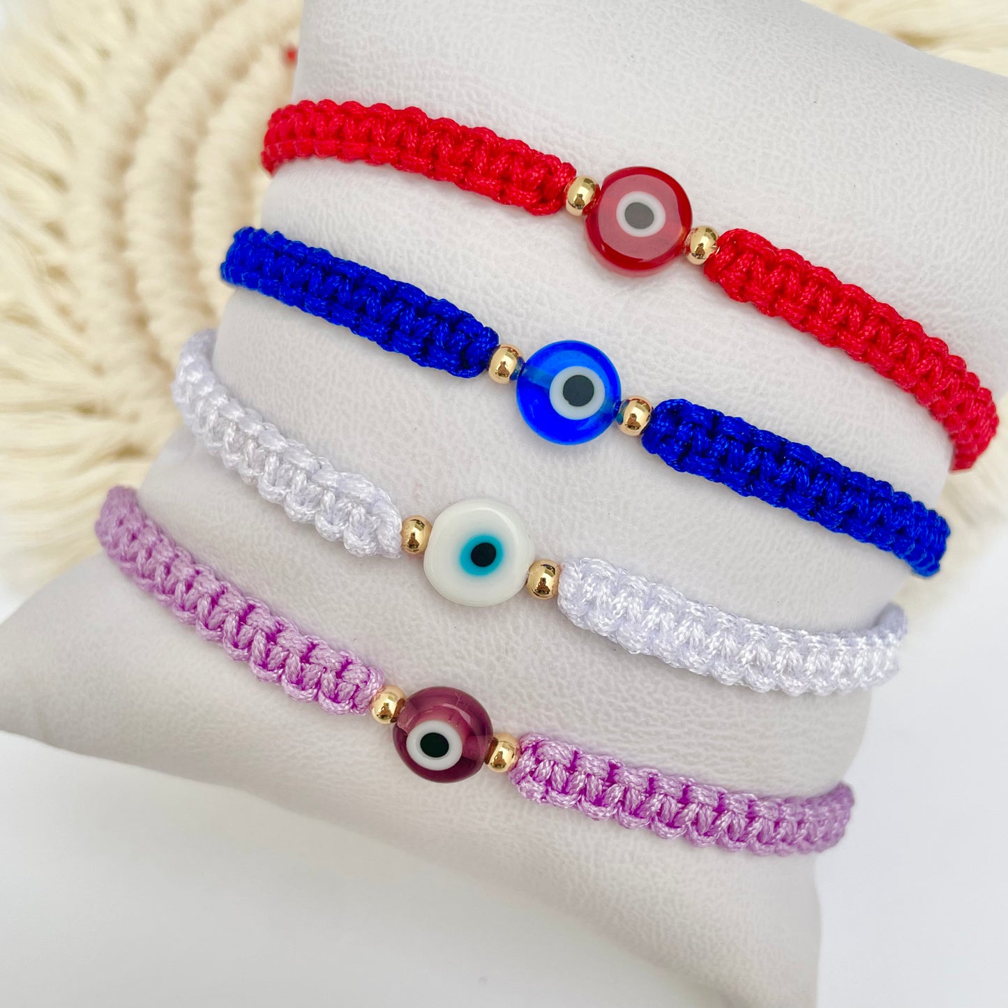 Pulsera Tejida 1 Ojo Turco