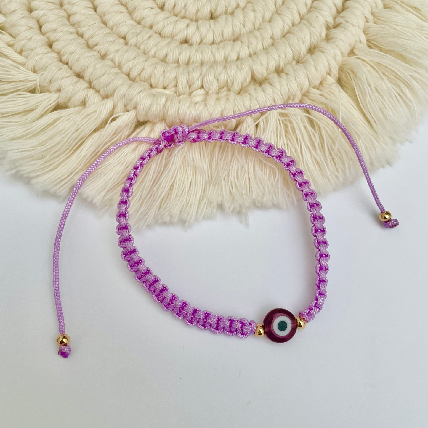 Pulsera Tejida 1 Ojo Turco