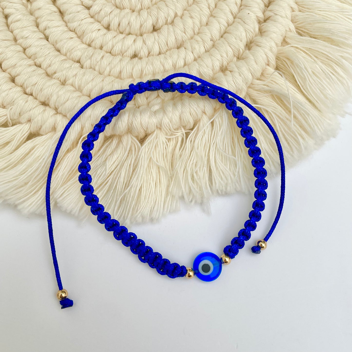 Pulsera Tejida 1 Ojo Turco