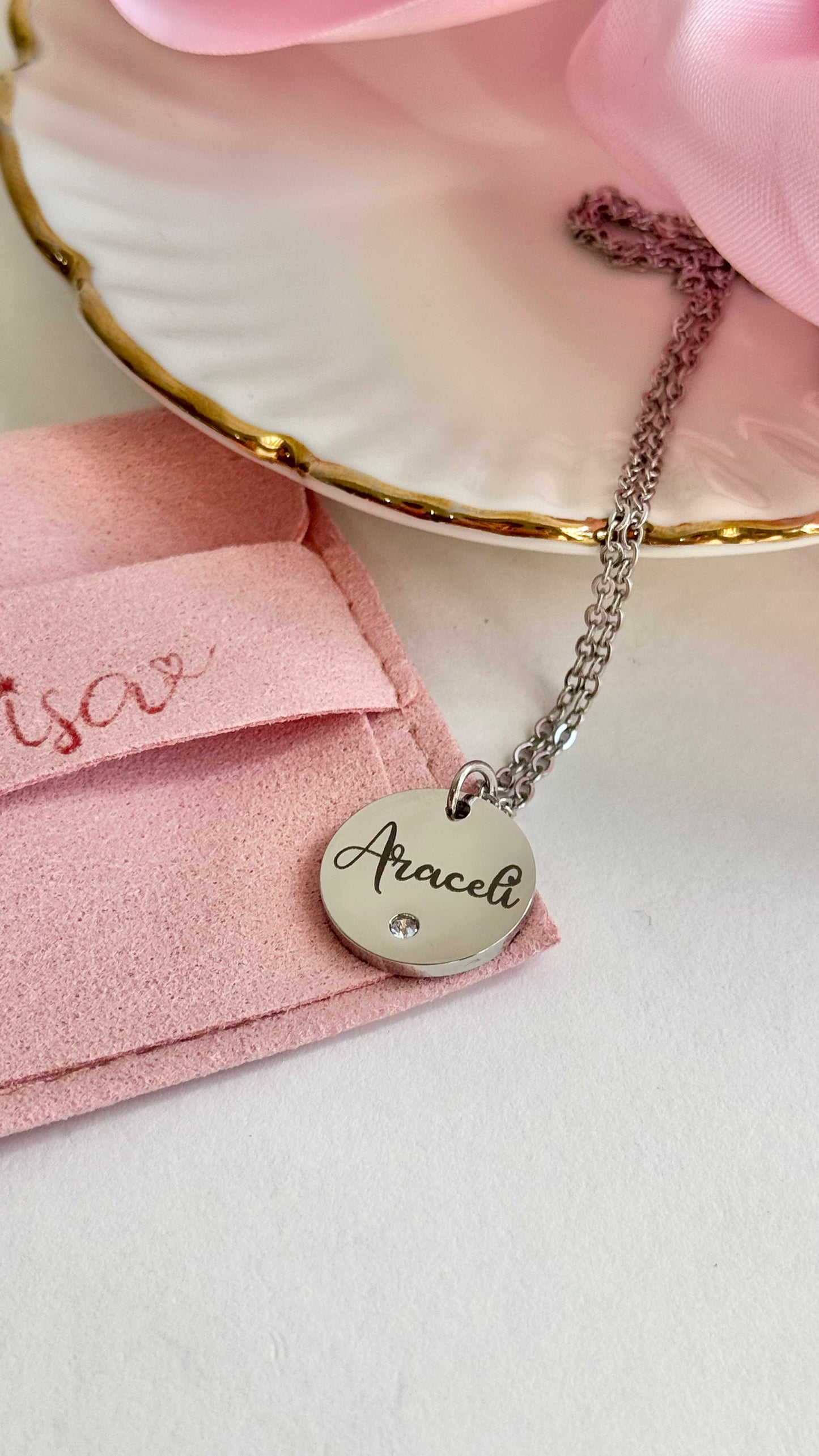 Collar Nombre y Frase