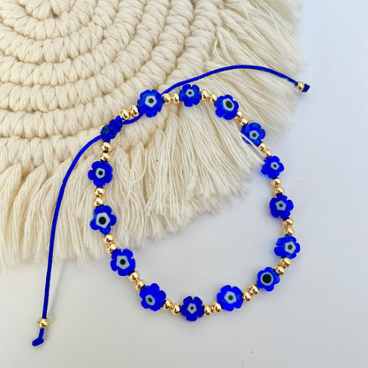 Pulsera Ojitos Turcos Flor