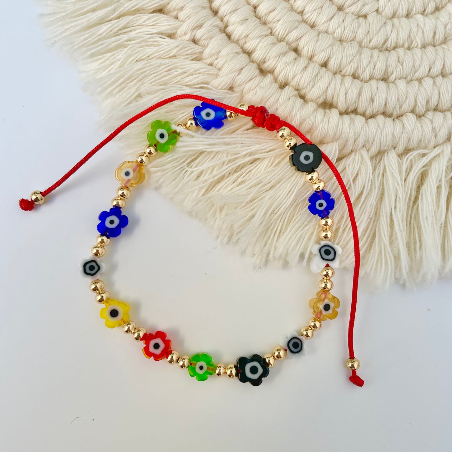 Pulsera Ojitos Turcos Flor